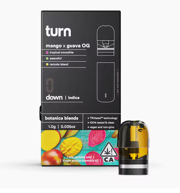 Screenshot 2024-12-22 at 8.32.02 PM Turn - Turn Down - Pod - Mango x Guava OG 1g - Image 1